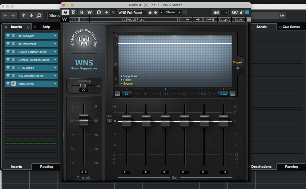 Waves WNS Noise Suppressor V15